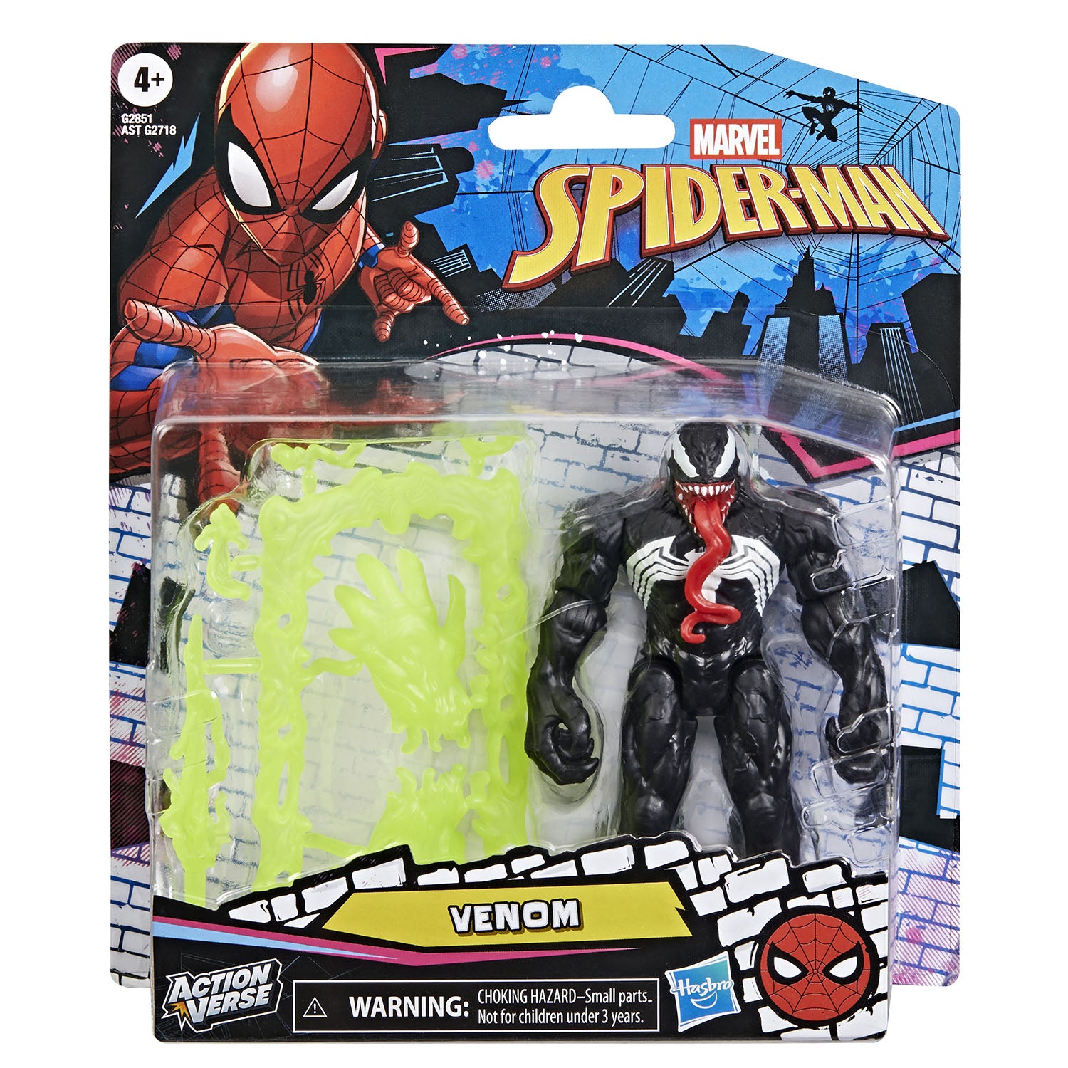 marvel-marvel-spider-man-4-5in-figure ActionVerse Venom